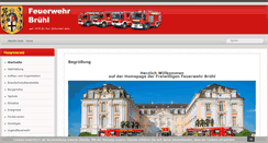 Desktop Screenshot of feuerwehr-bruehl.de